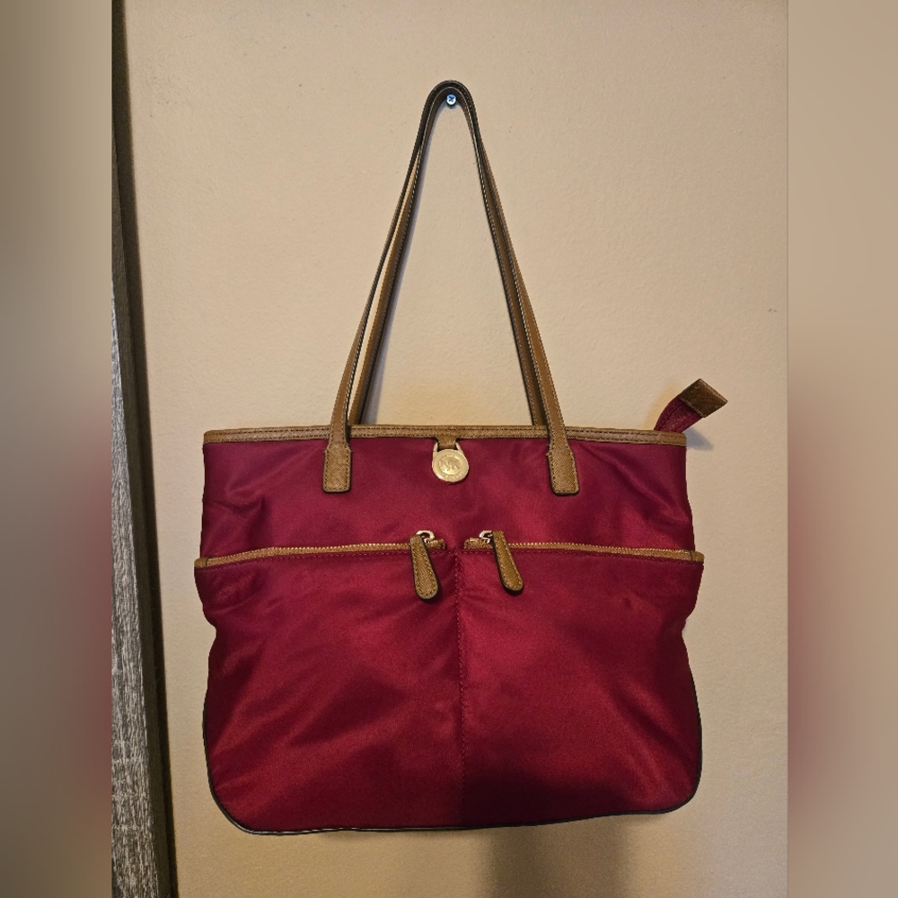 Michael Kors Red Tote Bag